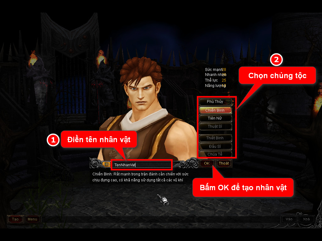 Chức năng chính của Game MU Chiến Thần